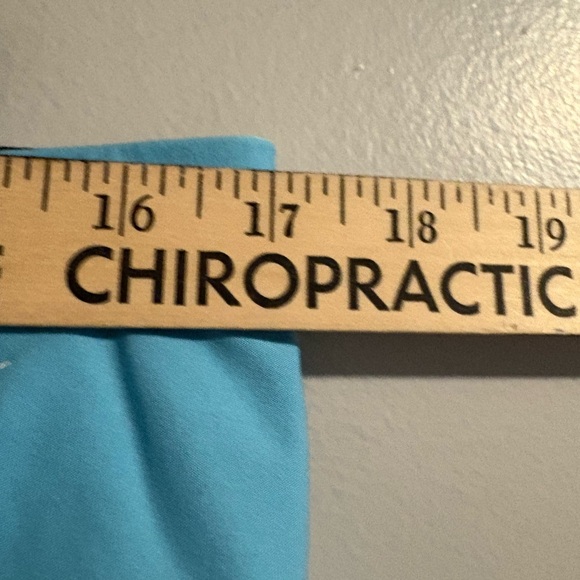 Nike Aqua Blue White Stripe Pleated Mini Tennis Golf Skort Athleisure Size Lg. - Picture 10 of 11